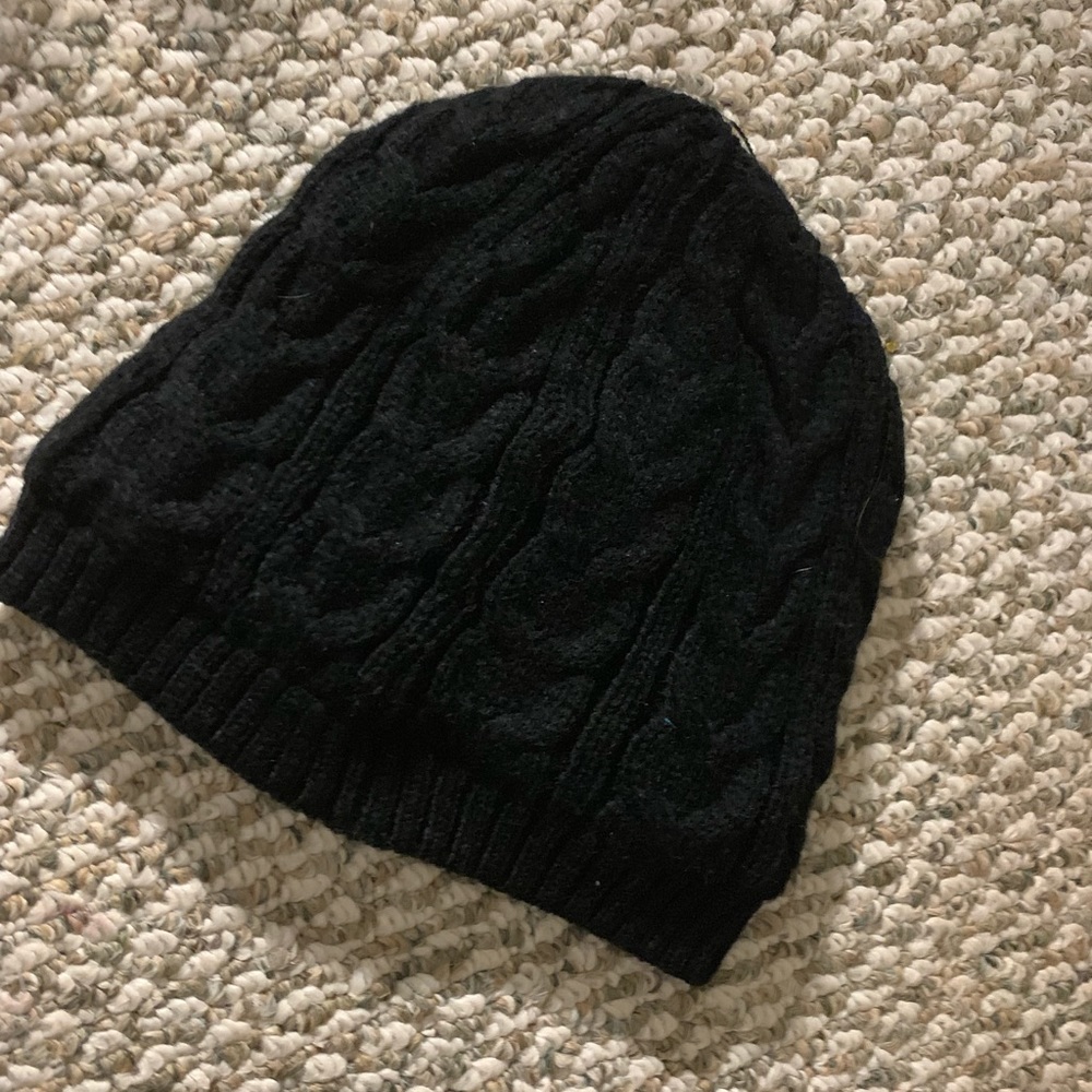black beanie